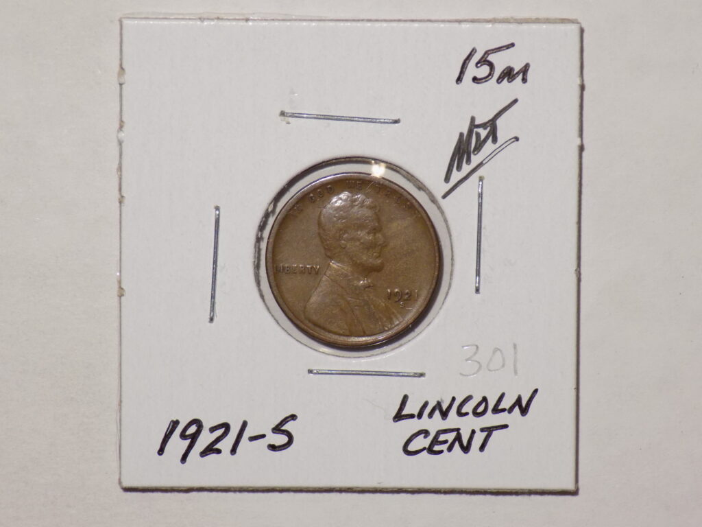 Image of the 1921 Lincon Cent Coin