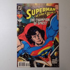 Superman the champion of space comic book.