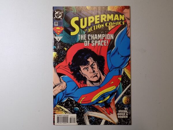 Superman the champion of space comic book.