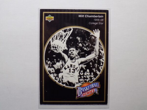 A Chamberlain, Wilt card with a picture of a player.