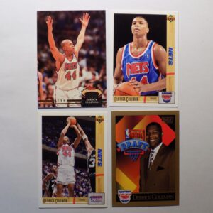 New York Knicks Coleman, Derrick basketball card set.