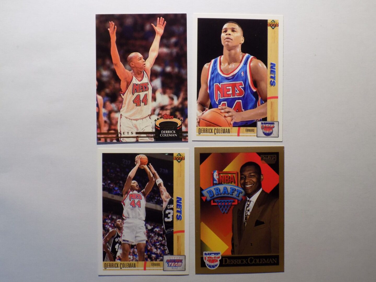 New York Knicks Coleman, Derrick basketball card set.