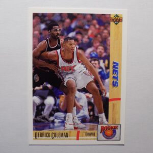 A Coleman, Derrick basketball card with two players on it.