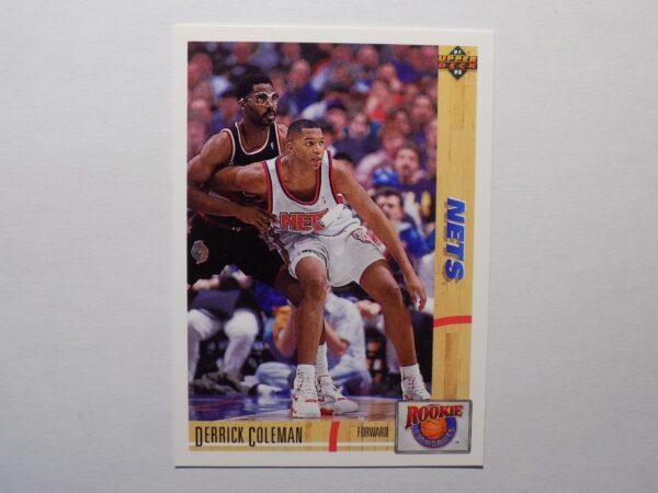 A Coleman, Derrick basketball card with two players on it.