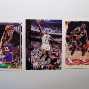 Three basketball cards with Corbin, Tyrone on them.