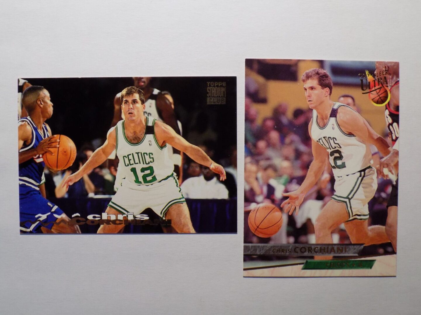 Nba basketball cards of boston celtics and dwyane watson Corchiani, Chris.