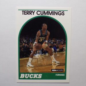 A basketball card with Cummings, Terry on it.