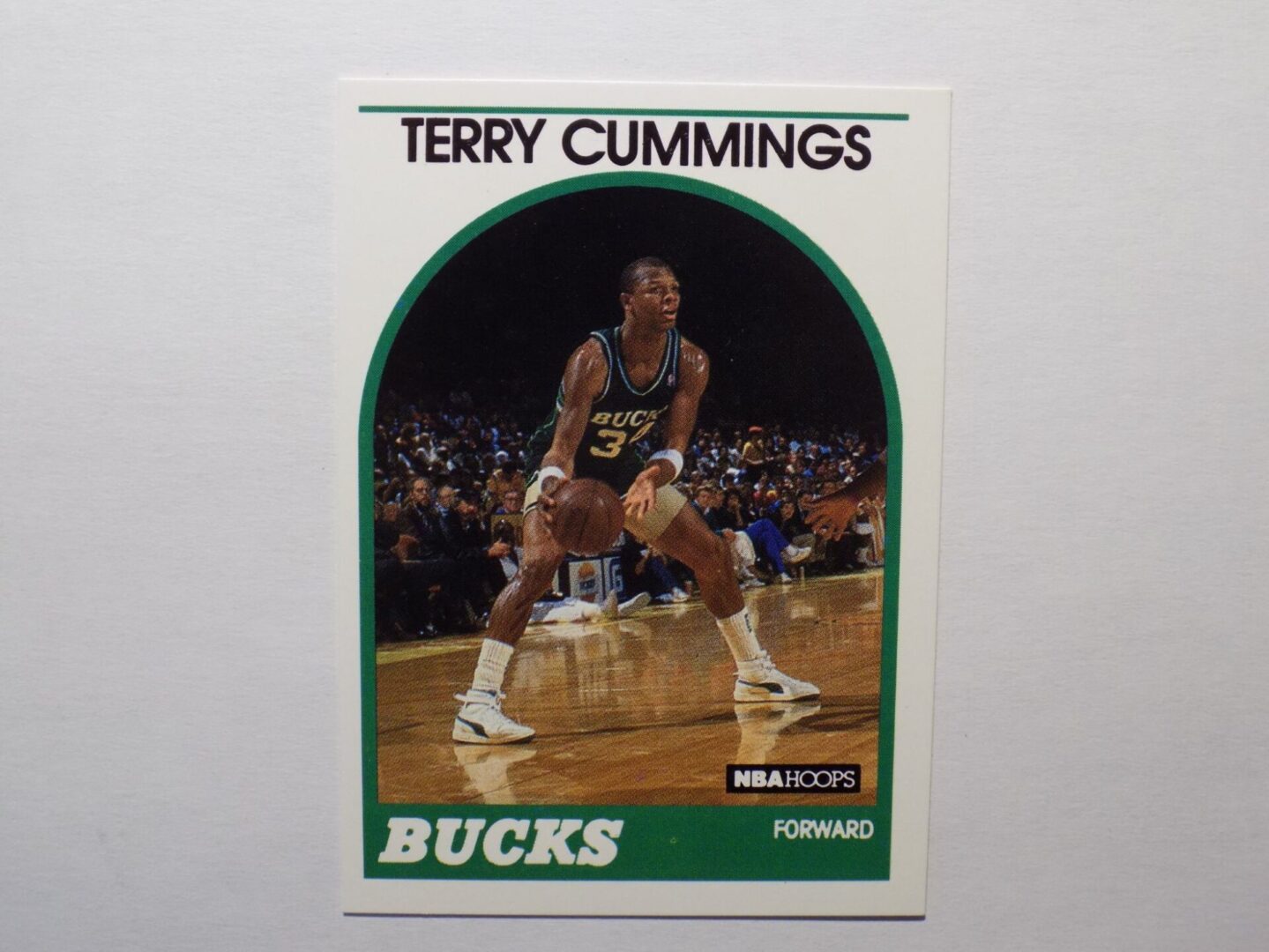 A basketball card with Cummings, Terry on it.