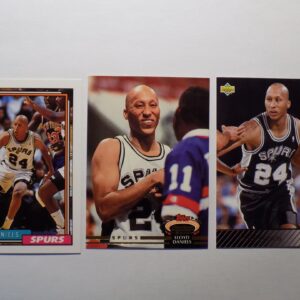 San Antonio Spurs Daniels, Lloyd basketball cards.