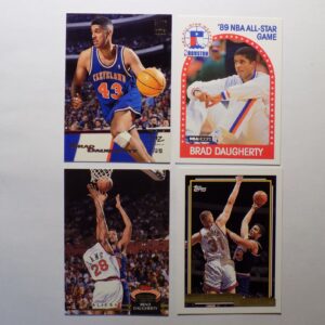 New York Knicks Daugherty, Brad basketball card set.