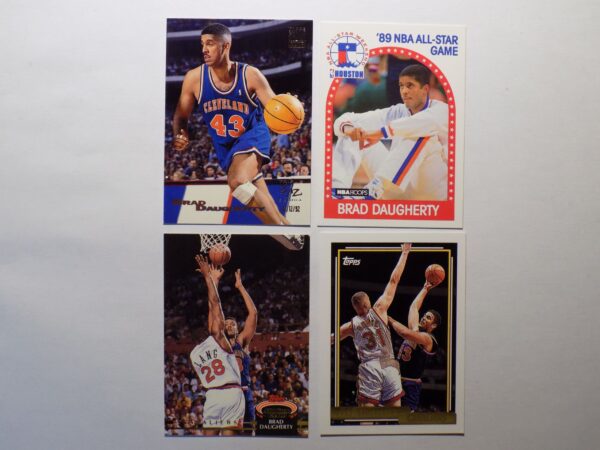 New York Knicks Daugherty, Brad basketball card set.