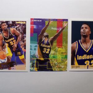 Three basketball cards with different players on them - Davis, Dale.