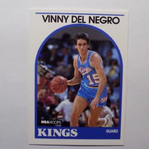 A Del Negro, Vinnie basketball card with a picture of a kings player.