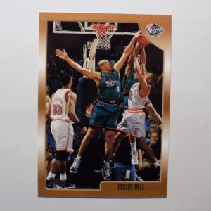 A Dele, Bison card with a basketball player on it.