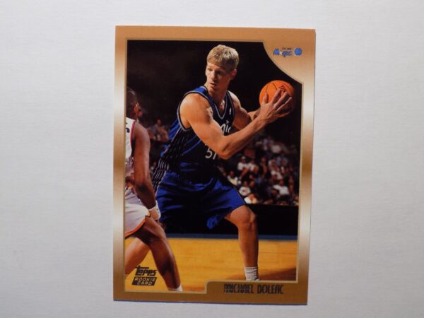 A Doleac, Michael card with an image of a man playing basketball.