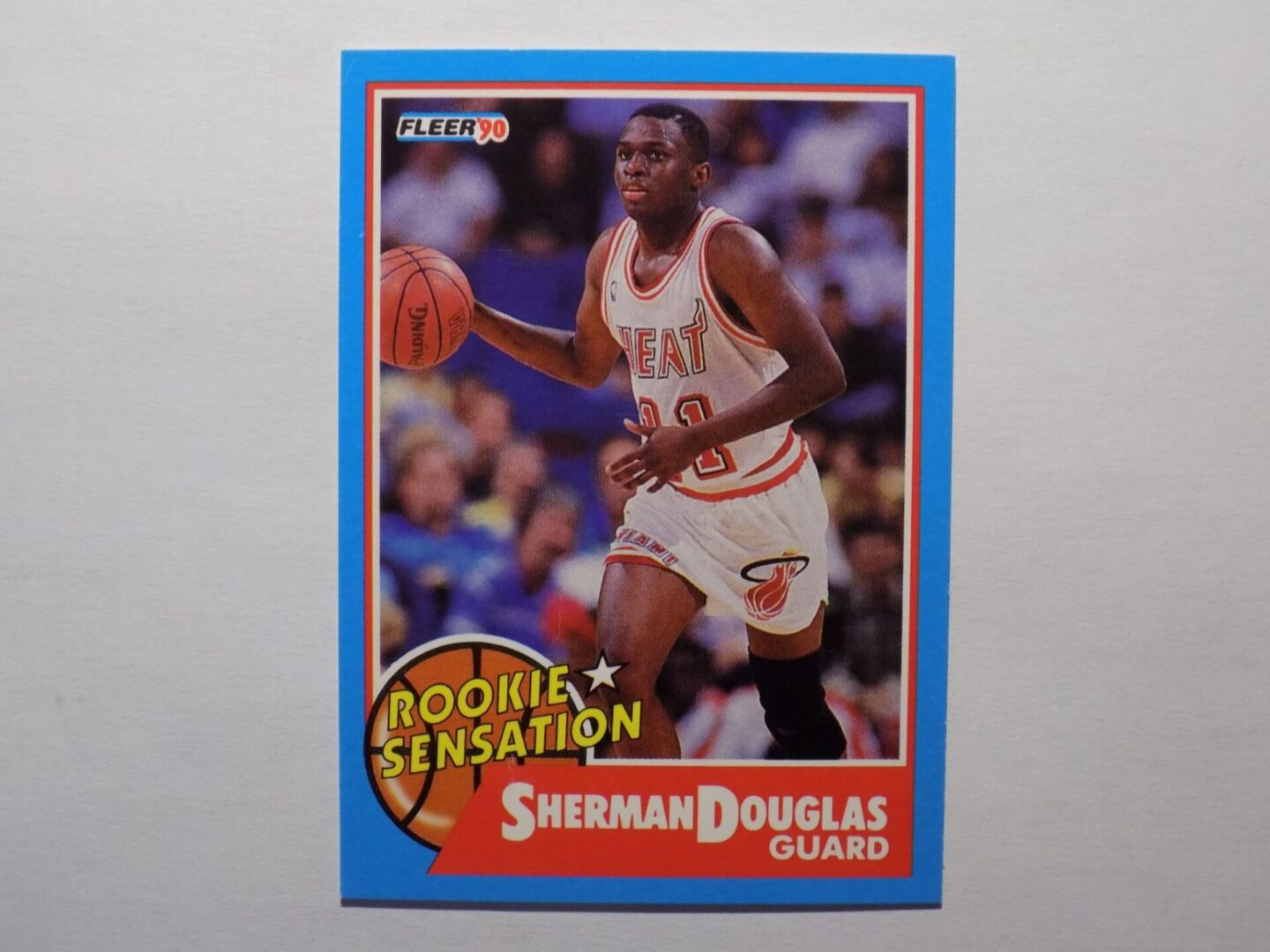 A basketball card with a picture of Douglas, Sherman.