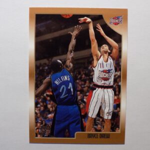 A Drew card with an image of a basketball player.