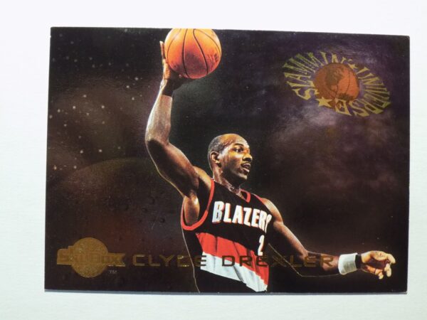 A basketball card with a picture of Drexler, Clyde.