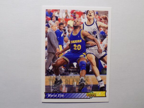 A Elie card with an image of a basketball player.