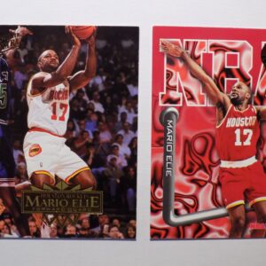 Two Elie and Mario cards with a basketball player on them.