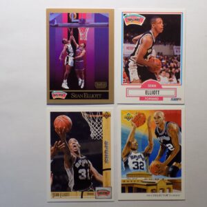 Nba basketball cards of Elliott, Sean.