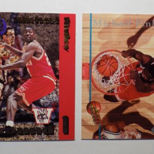 Finley, Michael basketball cards.