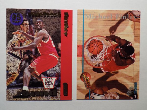 Finley, Michael basketball cards.