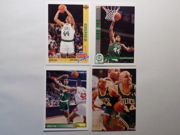 Boston celtics nba trading cards set of 4.