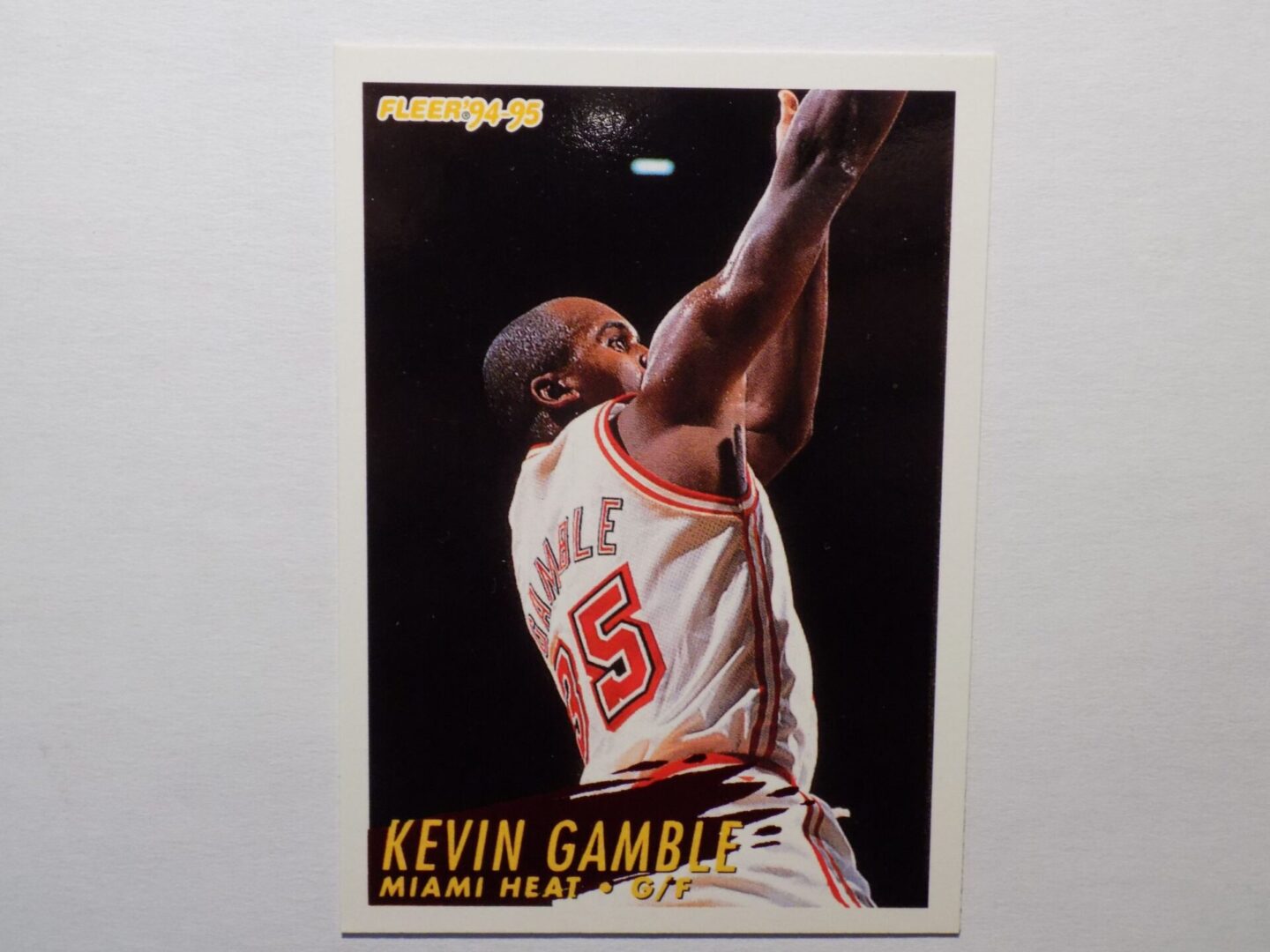 A Gamble, Kevin card with a picture of Kevin Garland.