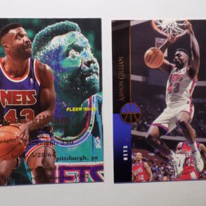 A pair of Gilliam, Armon basketball cards with a picture of a player.