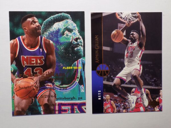 A pair of Gilliam, Armon basketball cards with a picture of a player.