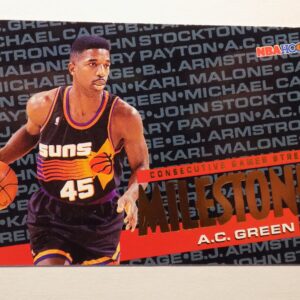 A Green, A.C. card with an image of a basketball player.