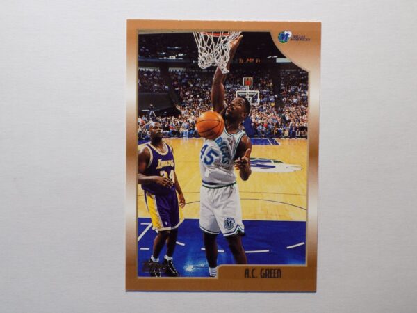 A Green, A.C. basketball card with an image of a basketball player.