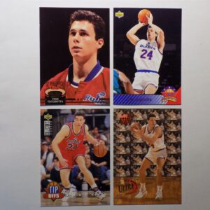 A set of Gugliotta, Tom cards with different players on them.