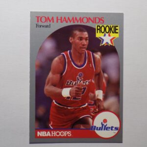 A Hammonds, Tom card with a picture of Tom Hawkins.