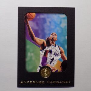 A Hardaway, Anfernee basketball card with a player on it.