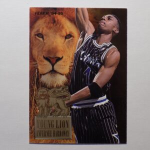 A Hardaway, Anfernee card with a lion on it.