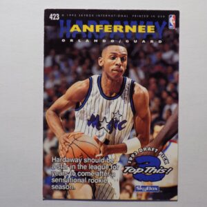 A Hardaway, Anfernee card with a basketball player on it.