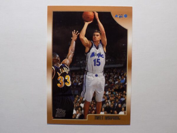 A Harpring, Matt card with an image of a basketball player.