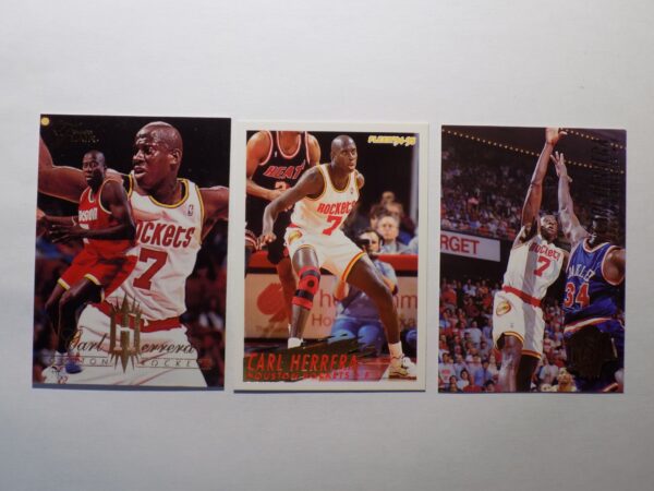 Michael Jordan "Herrera, Carl" basketball cards - set of 3.