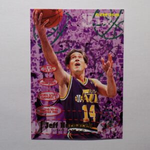 A purple card with Jeff Hornacek on it.