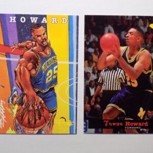 Two basketball cards with Howard and Juwon on them.