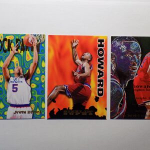 Three basketball cards with a Howard, Juwon player on them.