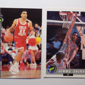 Jimmy Jackson and Jimmy Jackson basketball cards.