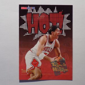 A basketball card with Kukoc, Toni on it.