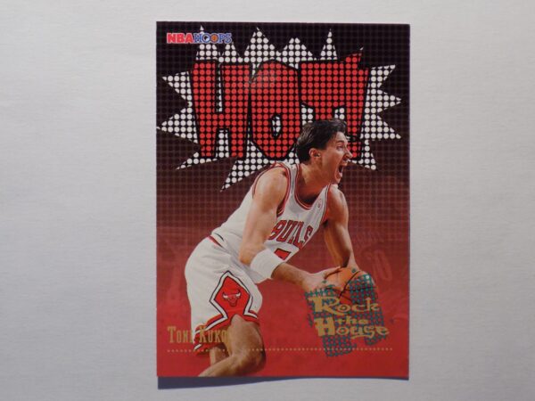 A basketball card with Kukoc, Toni on it.