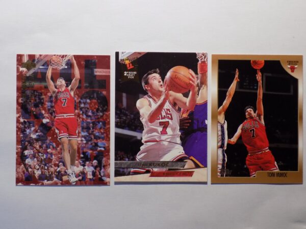 Chicago bulls nba trading cards set of Kukoc, Toni.