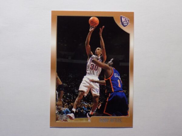 A Kittles, Kerry card with an image of the player dribbling.