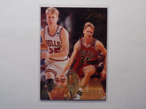 A Kerr, Steve basketball card with two players on it.