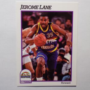 A basketball card with Lane, Jerome on it.